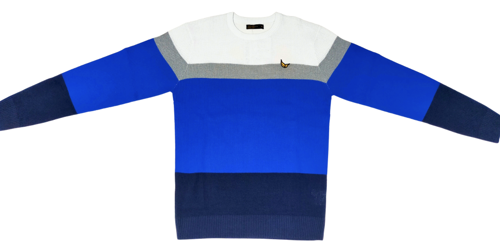 Colorblock Contrast Crewneck