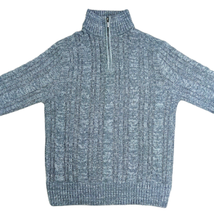 Fisherman Rib Knit Pullover