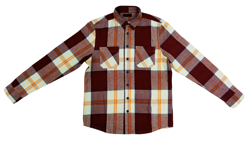 Buffalo Plaid Cotton Flannel Shirt