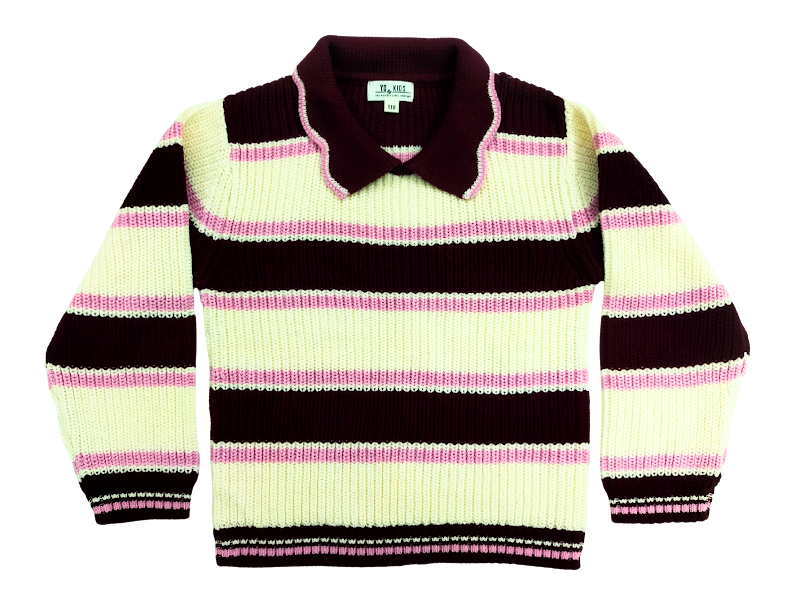 Multicolor Striped Crewneck (Kids)
