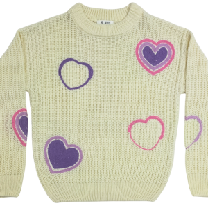 Coral Striped Casual Knit (Kids)