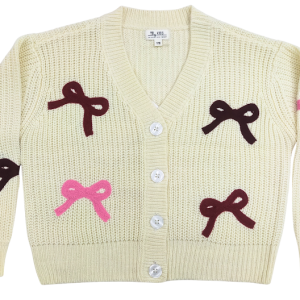 Bow Embellished Cardigan (Kids)