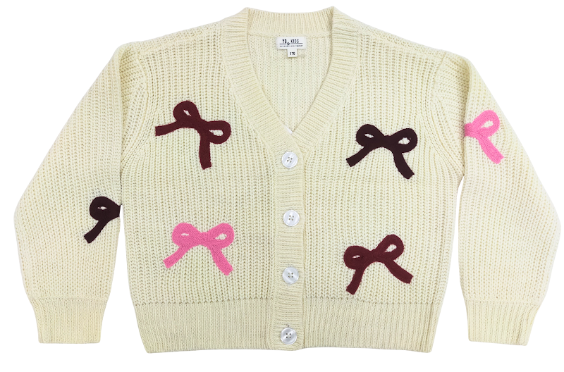 Bow Embellished Cardigan (Kids)