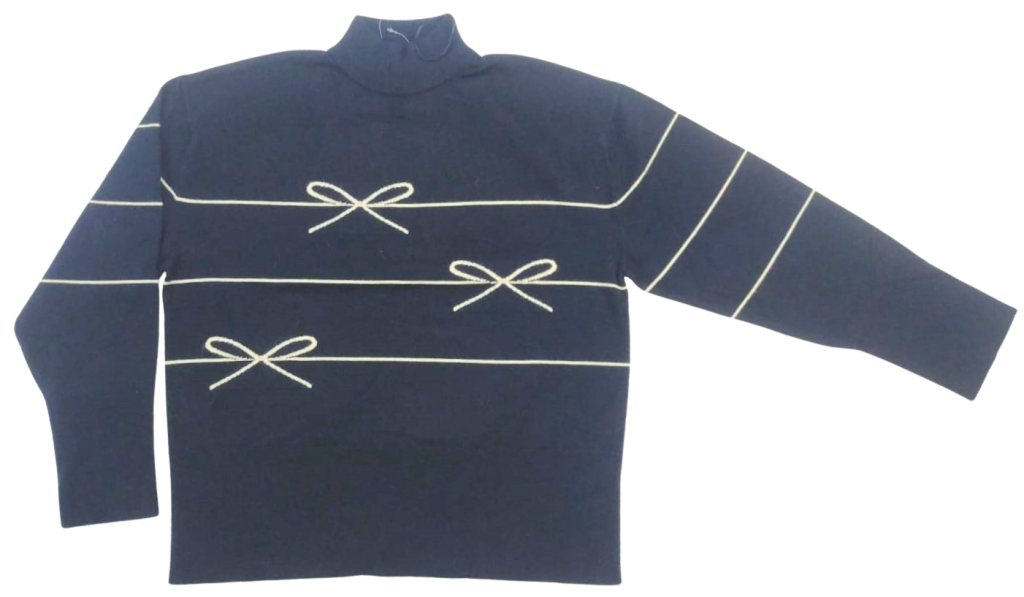 Tiger Print Intarsia Crewneck
